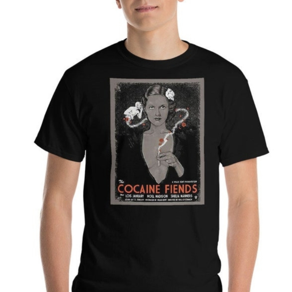 Cocaine Fiend Party Art Tshirt New